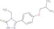 4-Ethyl-5-(4-isobutoxyphenyl)-4H-1,2,4-triazole-3-thiol