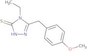 4-Ethyl-5-(4-methoxybenzyl)-4H-1,2,4-triazole-3-thiol