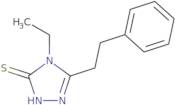 4-Ethyl-5-(2-phenylethyl)-4H-1,2,4-triazole-3-thiol