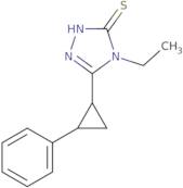 4-Ethyl-5-(2-phenylcyclopropyl)-4H-1,2,4-triazole-3-thiol