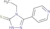 4-Ethyl-5-pyridin-4-yl-4H-1,2,4-triazole-3-thiol