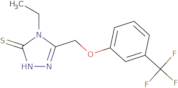 4-Ethyl-5-{[3-(trifluoromethyl)phenoxy]methyl}-4H-1,2,4-triazole-3-thiol