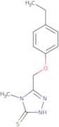 5-[(4-Ethylphenoxy)methyl]-4-methyl-4H-1,2,4-triazole-3-thiol