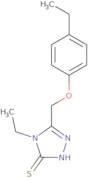 4-Ethyl-5-[(4-ethylphenoxy)methyl]-4H-1,2,4-triazole-3-thiol