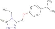 4-Ethyl-5-[(4-isopropylphenoxy)methyl]-4H-1,2,4-triazole-3-thiol