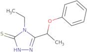 4-Ethyl-5-(1-phenoxyethyl)-4H-1,2,4-triazole-3-thiol