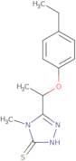 5-[1-(4-Ethylphenoxy)ethyl]-4-methyl-4H-1,2,4-triazole-3-thiol