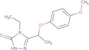 4-Ethyl-5-[1-(4-methoxyphenoxy)ethyl]-4H-1,2,4-triazole-3-thiol