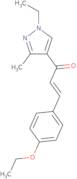 (2E)-3-(4-Ethoxyphenyl)-1-(1-ethyl-3-methyl-1H-pyrazol-4-yl)prop-2-en-1-one