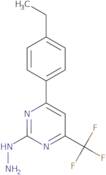 4-(4-Ethylphenyl)-2-hydrazino-6-(trifluoromethyl)pyrimidine