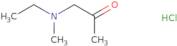 1-[Ethyl(methyl)amino]acetone hydrochloride