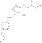 2-[(5-{[(4-Ethoxyphenyl)amino]methyl}-4-methyl-4H-1,2,4-triazol-3-yl)thio]acetohydrazide