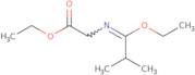 Ethyl {[(1Z)-1-ethoxy-2-methylpropylidene]amino}acetate