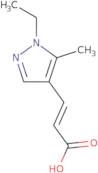 (2E)-3-(1-Ethyl-5-methyl-1H-pyrazol-4-yl)acrylic acid