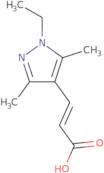 (2E)-3-(1-Ethyl-3,5-dimethyl-1H-pyrazol-4-yl)acrylic acid