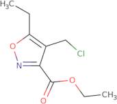 Ethyl 4-(chloromethyl)-5-ethylisoxazole-3-carboxylate