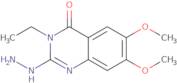 3-Ethyl-2-hydrazino-6,7-dimethoxyquinazolin-4(3H)-one