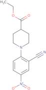 Ethyl 1-(2-cyano-4-nitrophenyl)piperidine-4-carboxylate