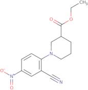 Ethyl 1-(2-cyano-4-nitrophenyl)piperidine-3-carboxylate