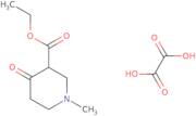 Ethyl 1-methyl-4-oxopiperidine-3-carboxylate oxalate