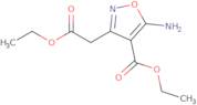 Ethyl 5-amino-3-(2-ethoxy-2-oxoethyl)isoxazole-4-carboxylate