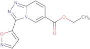 Ethyl 3-isoxazol-5-yl[1,2,4]triazolo[4,3-a]pyridine-6-carboxylate