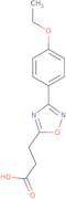 3-[3-(4-Ethoxyphenyl)-1,2,4-oxadiazol-5-yl]propanoic acid