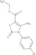 Ethyl 4-amino-3-(4-bromophenyl)-2-thioxo-2,3-dihydro-1,3-thiazole-5-carboxylate