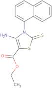 Ethyl 4-amino-3-(1-naphthyl)-2-thioxo-2,3-dihydro-1,3-thiazole-5-carboxylate