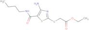 Ethyl ({4-amino-5-[(butylamino)carbonyl]-1,3-thiazol-2-yl}thio)acetate