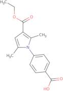 4-[3-(Ethoxycarbonyl)-2,5-dimethyl-1H-pyrrol-1-yl]benzoic acid