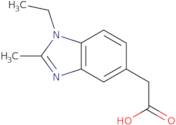 (1-Ethyl-2-methyl-1H-benzimidazol-5-yl)acetic acid