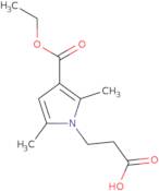 3-[3-(Ethoxycarbonyl)-2,5-dimethyl-1H-pyrrol-1-yl]propanoic acid