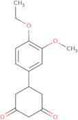 5-(4-Ethoxy-3-methoxyphenyl)cyclohexane-1,3-dione