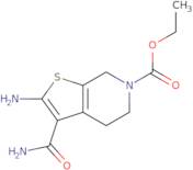 Ethyl 2-amino-3-(aminocarbonyl)-4,7-dihydrothieno[2,3-c]pyridine-6(5H)-carboxylate