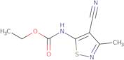 Ethyl 4-cyano-3-methylisothiazol-5-ylcarbamate