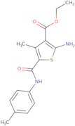 Ethyl 2-amino-4-methyl-5-{[(4-methylphenyl)amino]carbonyl}thiophene-3-carboxylate