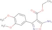 Ethyl 5-amino-3-(3,4-dimethoxyphenyl)isoxazole-4-carboxylate