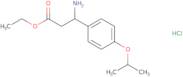 Ethyl 3-amino-3-(4-isopropoxyphenyl)propanoate hydrochloride