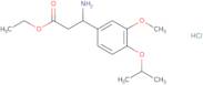 Ethyl 3-amino-3-(4-isopropoxy-3-methoxyphenyl)propanoate hydrochloride