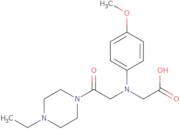 [[2-(4-Ethylpiperazin-1-yl)-2-oxoethyl](4-methoxyphenyl)amino]acetic acid