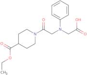 [{2-[4-(Ethoxycarbonyl)piperidin-1-yl]-2-oxoethyl}(phenyl)amino]acetic acid
