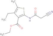 Ethyl 2-[(cyanoacetyl)amino]-4-ethyl-5-methylthiophene-3-carboxylate