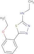 5-(2-Ethoxyphenyl)-N-ethyl-1,3,4-thiadiazol-2-amine