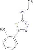 N-Ethyl-5-(2-methylphenyl)-1,3,4-thiadiazol-2-amine