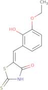 (5E)-5-(3-Ethoxy-2-hydroxybenzylidene)-2-mercapto-1,3-thiazol-4(5H)-one