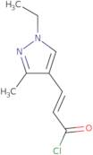 (2E)-3-(1-Ethyl-3-methyl-1H-pyrazol-4-yl)acryloyl chloride