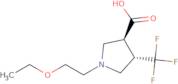 (3S,4S)-1-(2-Ethoxyethyl)-4-(trifluoromethyl)pyrrolidine-3-carboxylic acid