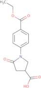 1-[4-(Ethoxycarbonyl)phenyl]-5-oxopyrrolidine-3-carboxylic acid