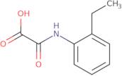 [(2-Ethylphenyl)amino](oxo)acetic acid